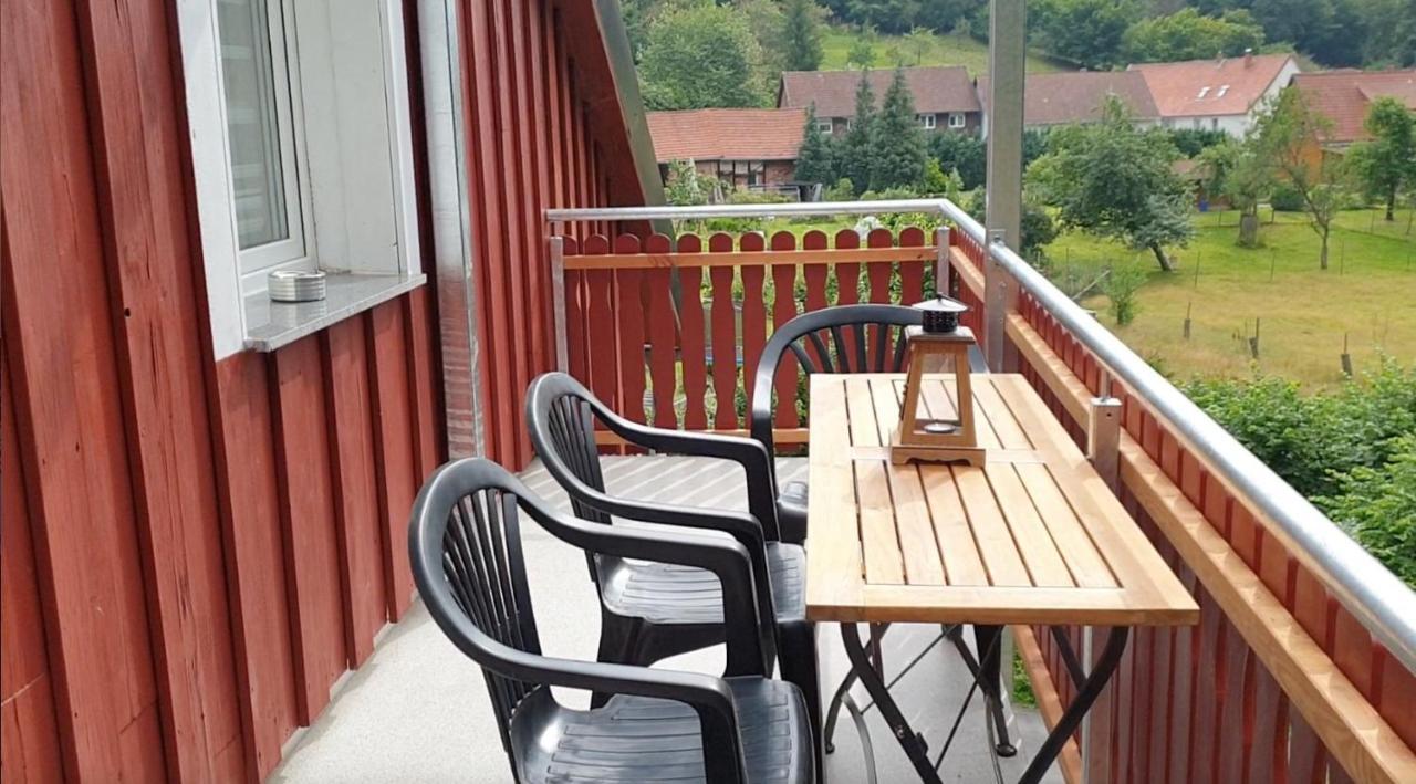 FeWo mit Balkon direkt am Wald und Wanderweg, Ruhe pur, DG Bad Sachsa Exterior foto